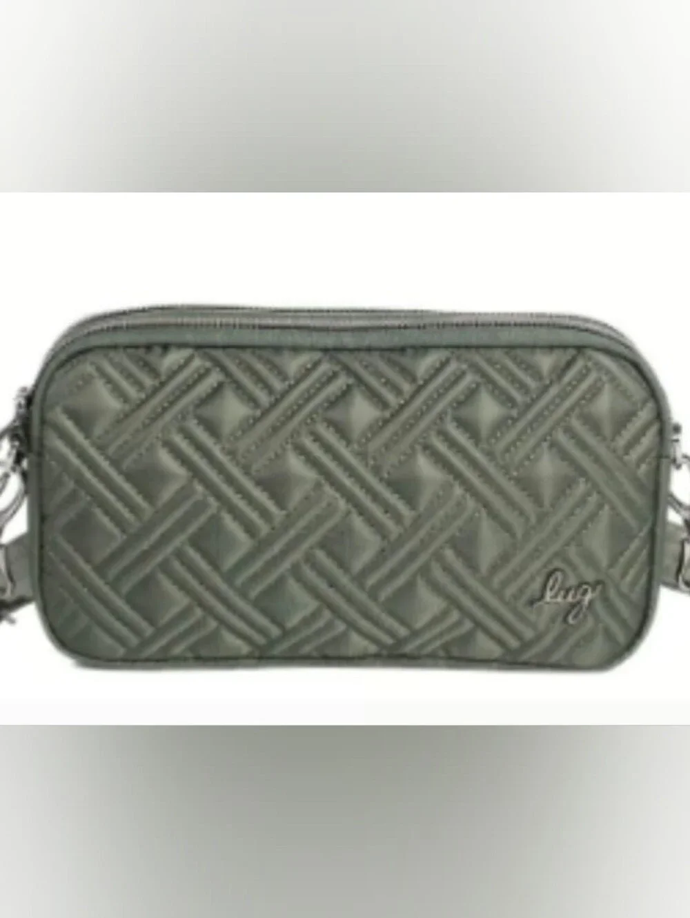 NWOT Lug Olive Green Coupe XL Convertible Crossbody Bag